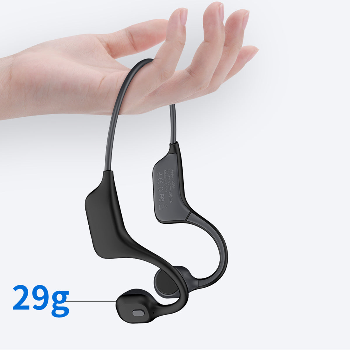 DG08 Wireless Bluetooth Bone Conduction Headphones Stereo IPX6 Waterproof Sports Headset Earphone with Microphone DG08 Wireless Bluetooth Bone Conduction Headphones Stereo IPX6 Waterproof Sports Headset Earphone with Microphone